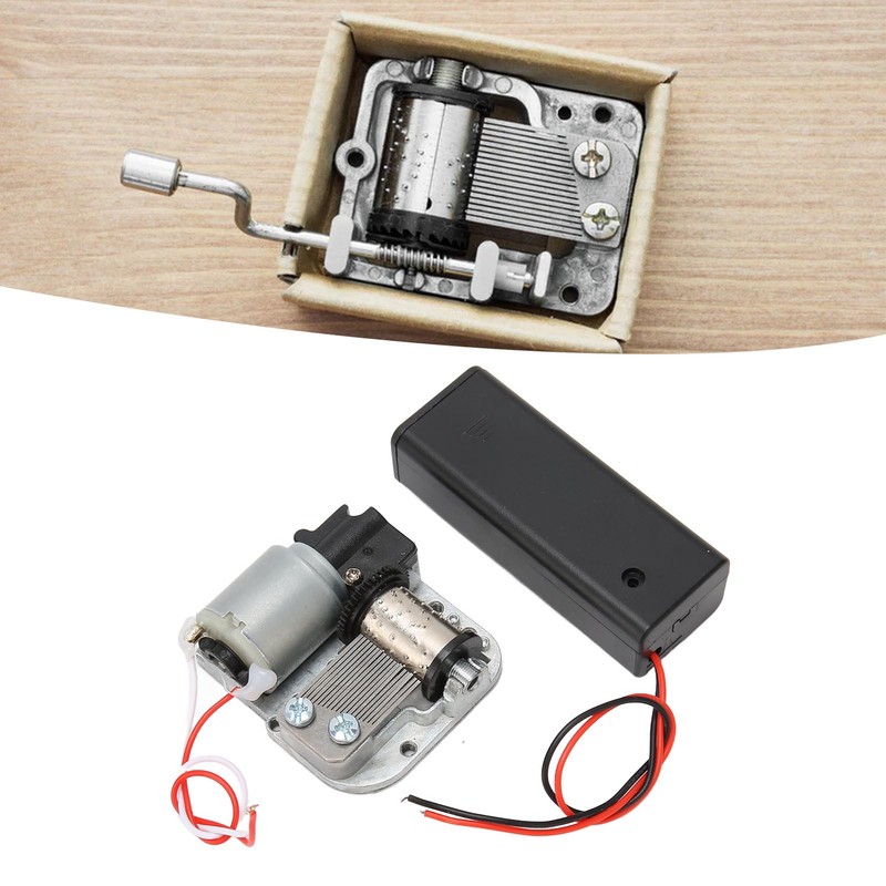 18 Note Musical Mechanism Movement Battery Powered Stress Relief DIY