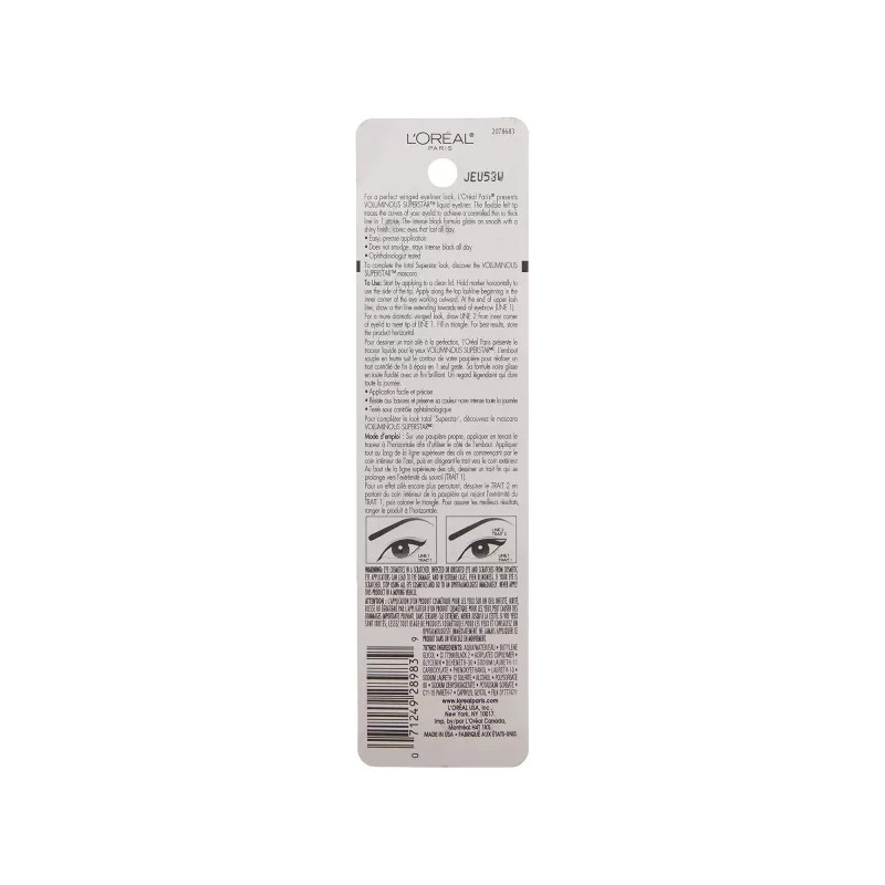 L'OREAL PARIS 로레알 파리 볼륨 슈퍼스타 리퀴드 라이너 펜 블랙