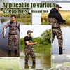 RIVERWANDPROT Neoprene Fishing Waders for Men, Chest Waders (Green, 9)