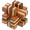 Philos 6060 Game Cross Road Puzzle, Bamboo, Multi-Colour