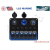 LLD_TK 6 Gang ON Off Toggle Rocker Switch Panel Circuit