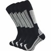GAWILO 4 Pairs of Women's & Men's CoolMax Ski Socks