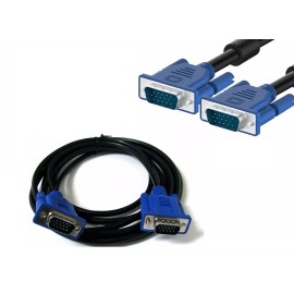 Unbranded/Generic 5FT 15 pin VGA SVGA male to male M/M  monitor video cable for PC Laptop TV Blue