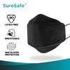 [20 Pack] SURESAFE 3D 5-PLY Contoured Fish Shape Mask for