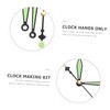 Gadpiparty 10 Sets Glow The Dark Clock Hands Replacement Kit