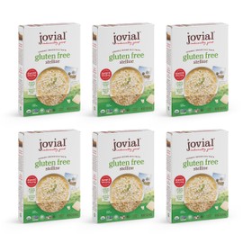Jovial Whole Grain Brown Rice Stelline Pasta - Small Pasta, Star Shaped Pasta, Fresh Pasta, Whole Grain Pasta, Organic Pasta, Gluten Free, Dairy Free, Made in Italy - 12 Oz (Pack of 6)
