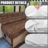 SEANATIVE Wood Grain RV Dinette Cushion Covers Couch Cover 2