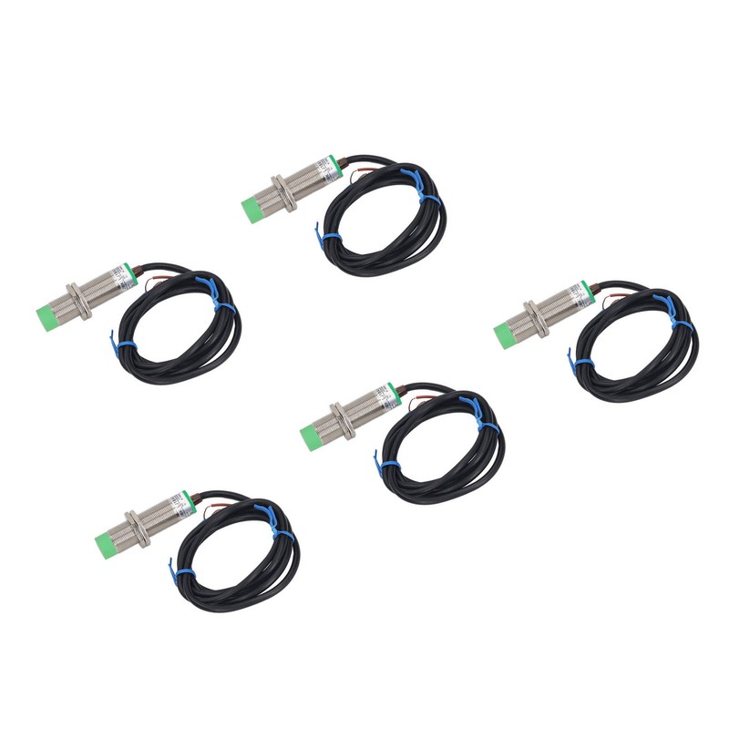 5 Pcs Proximity Sensor 8mm Detecting Distance 2 Wire Normally