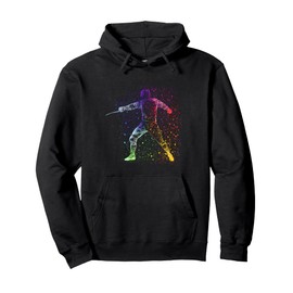fencing sport colorful athlete fencing sport fencer fencing Pullover Hoodie