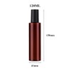 2Pcs 120ML/4OZ Brown Lotion Pump Bottle with Black Press Pump