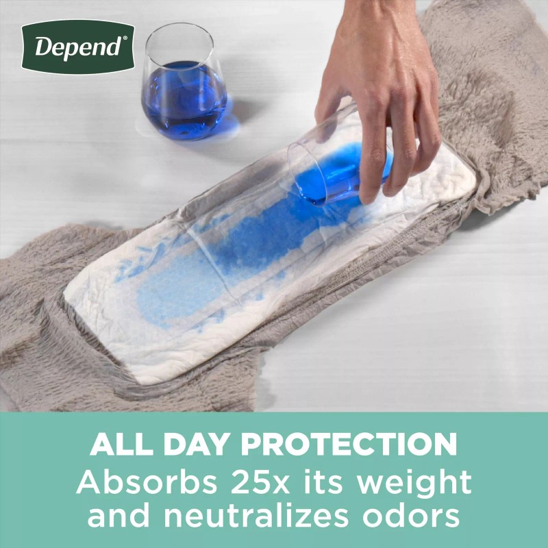 Depend Fresh Protection Adult Incontinence Underwear for Men, Disposable, Max...
