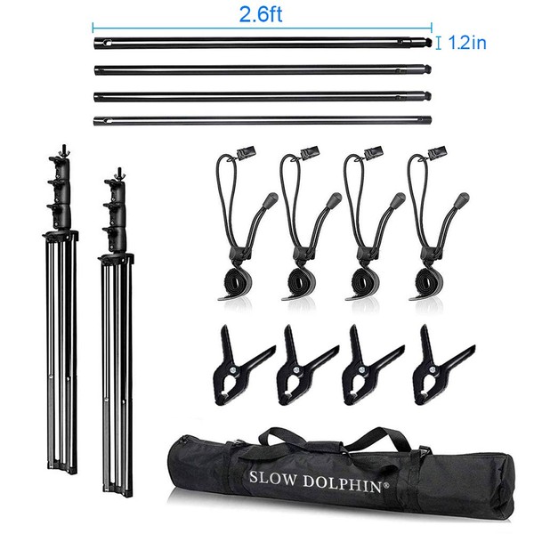 SLOW DOLPHIN 10 x 10Ft Photo Video Studio Heavy Duty