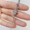 2Pcs Silver Snake Cuff Hook Needle Earrings Set for Women