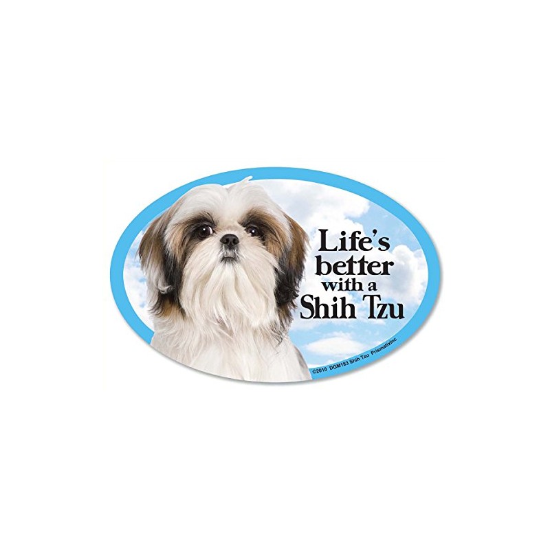 Prismatix Decal Cat and Dog Magnets, Shih Tzu