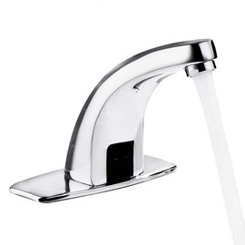 Yosoo Automatic Infrared Sensor Faucet, Zinc Alloy Smart Touchless Sink Faucet Kitchen Bathroom Water Tap (Type of 1 )