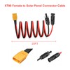 ELFCULB XT90 Solar Cable, 10AWG 10FT XT90 Female to Solar