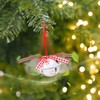 LIHAO Pack of 12 Bells, Snowflakes, Christmas Tree Decorations, Christmas