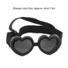 Dog Goggles Windproof Eye Protection Play Cool Handsome Adjustable Heart