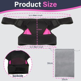 RtottiM Adjustable Shoulder Brace Made of Breathable Shoulder Compression Adjustable Shoulder Support Bandage to Relieve Pain in the Rotator Cuff and AC Joint