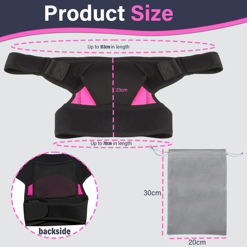 RtottiM Adjustable Shoulder Brace Made of Breathable Shoulder Compression Adjustable
