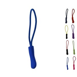 ROKEL Zipper Pulls, Zip Puller Replacement – 10 Pack Royal Blue, Durable Zip Tags Cord Pulls for Backpacks, Luggage, Jackets, Suitcases & Bags – Easy Fix Zip Repair Extension (Royal Blue, 10 Pack)
