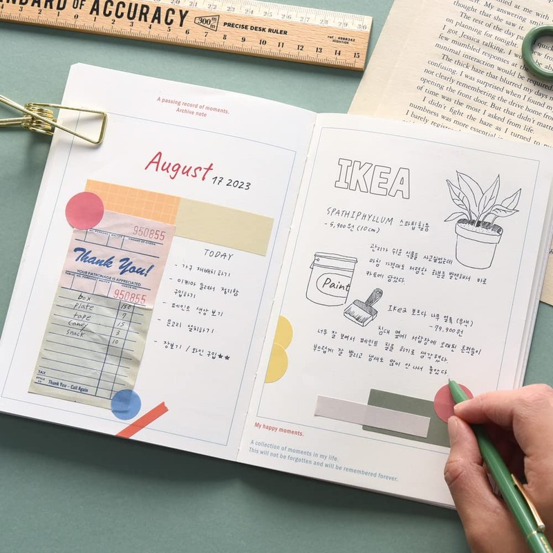 Monolike B6 Archive Diary 6 Month Planner, Red - Academic