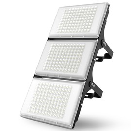 600W LED Flood Light 6000K Daylight White 60000LM, Wider Lighting Angle, IP66 Waterproof for Commercial Parking Lot Lights, for Yard Street Stadium Outdoor Area Floodlight Bright Security Lights