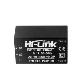 Hi-Link HLK-PM12 AC-DC 220V to 12V 3W Buck Step Down Power Supply Module Converter Intelligent Household Switch