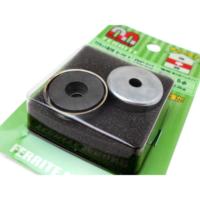 WAKI マグネット異方性 ヨーク付 丸 22.8ΦX5mm FMG-013