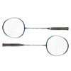 REGAIL 2Pcs Iron Alloy Badminton Racket 2 Player Badminton Racket