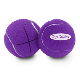 Top Glides Precut Walker Tennis Ball Glides (Purple)