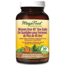 MegaFood Women Over 40 One Daily, Multivitamin & Mineral Supplement, 30 Tablets