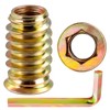 MewuDecor 5/16"-18 Threaded Inserts for Wood Nutsert Furniture Screw-in Nut