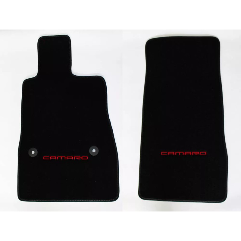 AFM NEW! BLACK Carpet Floor Mats 2016 - 2024 Camaro