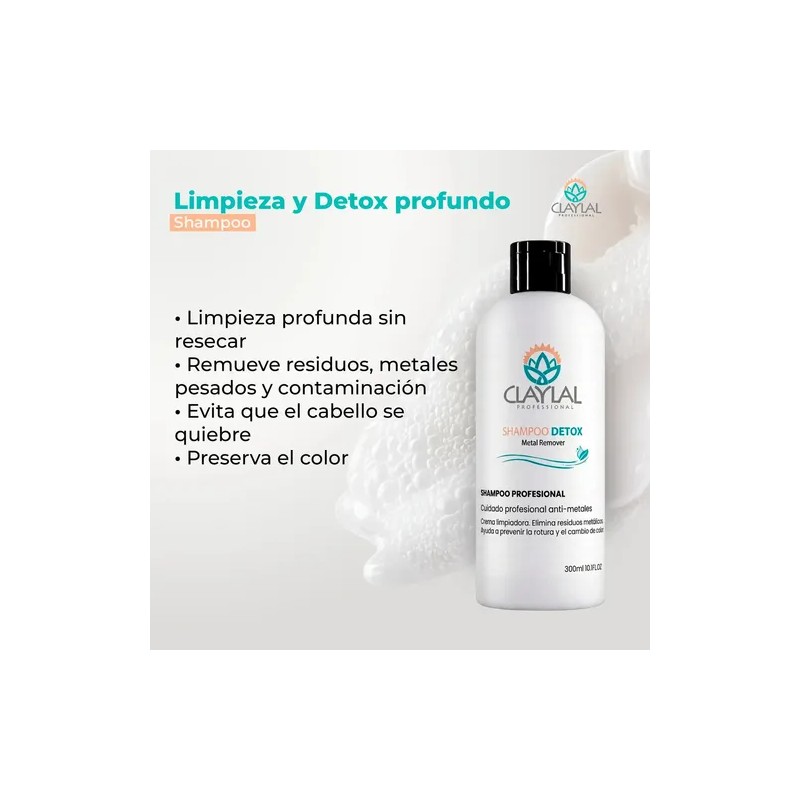 Shampoo Metal Remover Detox Purificante Anti-metales 300m