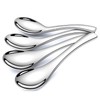 Soup Spoons,4 Pieces Stainless Steel Asian Soup Spoon 6.3 Inch