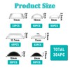 304 PCS Bump Dots for Visually Impaired, Assorted Styles Bump