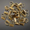 SPEEDWOX 25 Pcs Key Fob Hardware with Split Ring Webbing