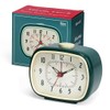Retro alarm clock - Petrol blue