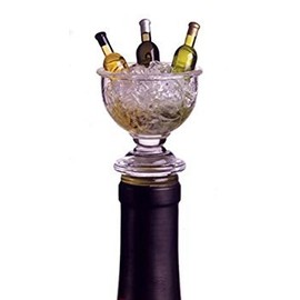 Acrylic Mini Wine Bowl Shape Bottle Stopper