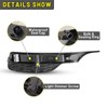 HEADLIGHTSDEPOT LED Fog Light Kit With Clear Lens Compatible With