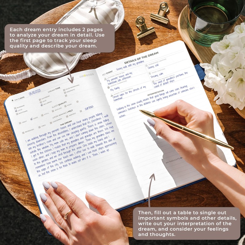 Clever Fox Dream Journal – Guided Dream Diary for Women,