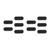 10pcs Ceiling Fan Filters Activated Coconut Shell Carbon Filter Easy
