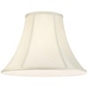Set of 2 Bell Lamp Shades Cream Medium 7" Top