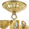 Homoyoyo Antique Style Cast Brass Canopy Light Cover Plate with