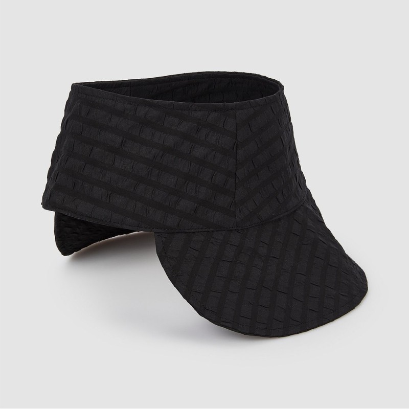 JAJU [JAJU] Wide Sun Cap_Black