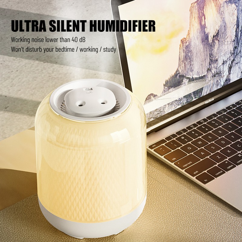 3L Cool Mist Humidifier with Two Nozzles Four Mist Levels
