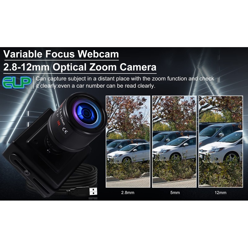 G Varifocal Lens USB Camera Full HD 1080P USB Webcam