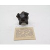 Pig Three Legged Chilean Good Luck Pig Dark Brown