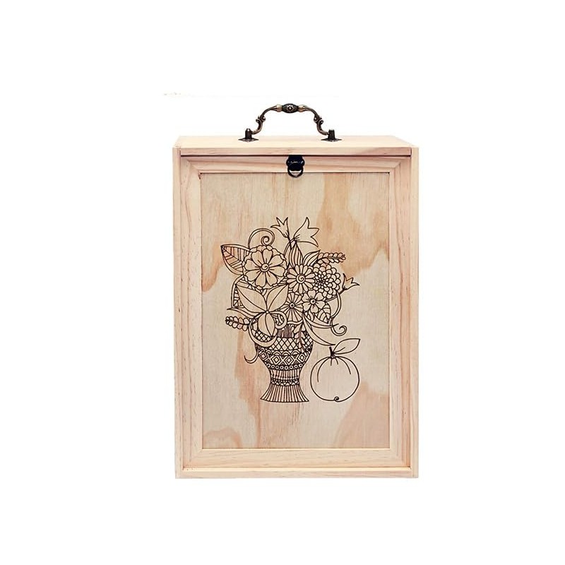 TORIBIO Essential Oils Box for 112 Bottles, Wooden Essential Oils